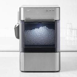GE Profile Opal 2.0 Ultra Nugget Ice Maker with Scale Inhibiting Filter, Stainless Steel