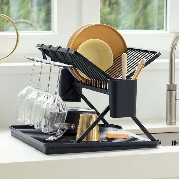 Brabantia Foldable Dish Rack Large | Williams Sonoma