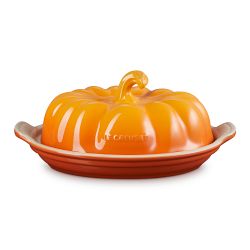 Le Creuset Stoneware Pumpkin Butter Dish