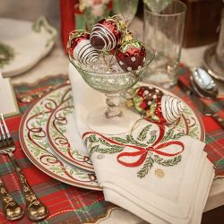 Porcelain Christmas Dinnerware + Plates | Williams Sonoma