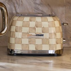 MacKenzie-Childs Mocha Check 2-Slice Toaster