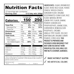 Williams Sonoma Gluten-Free Quick Bread Mix, Meyer Lemon