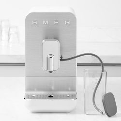 SMEG Fully-Automatic Espresso Machine with Automatic Milk Frothing, Matte White