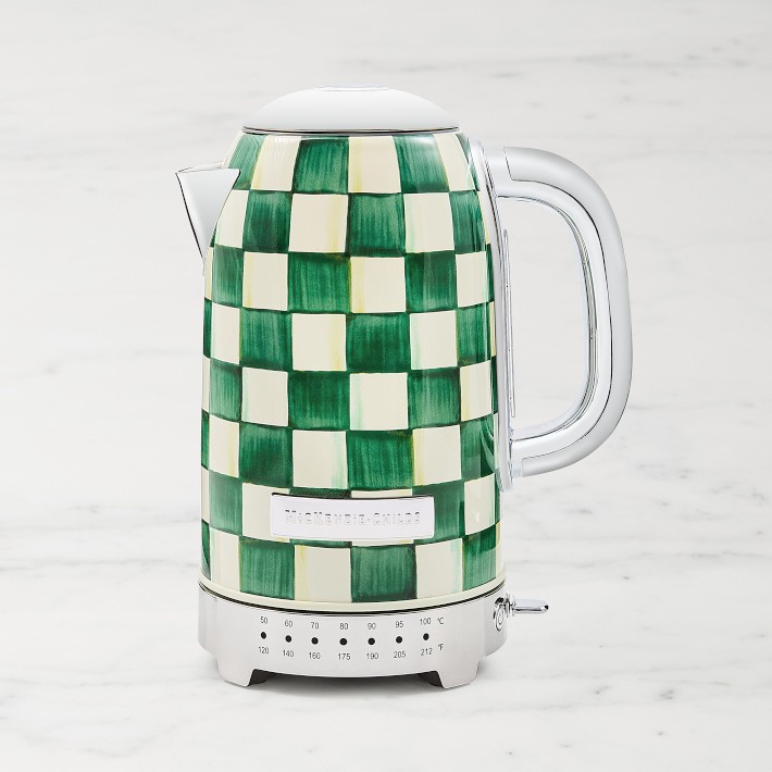 MacKenzie-Childs Courtly Check Electric Kettle | Williams Sonoma