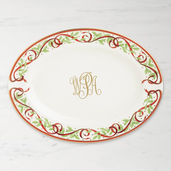 Pickard Winter Festival Oval Platter
