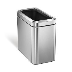 OPEN BOX: simplehuman™ 25L Slim Open Top Trash Can