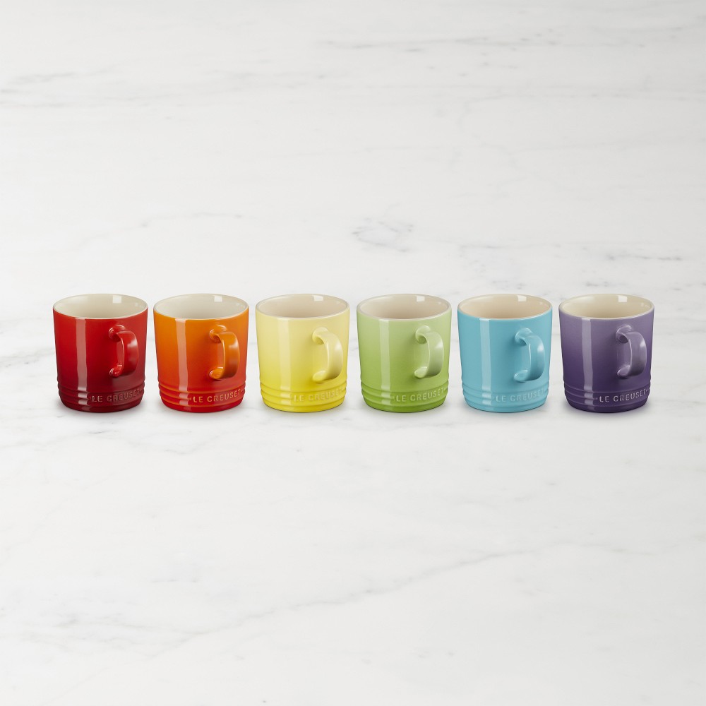 Le Creuset London Mugs, Set of 6 - Set of 6, Rainbow