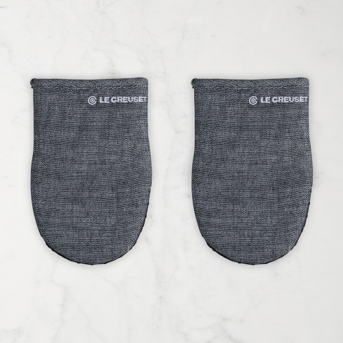 Le Creuset Mini Oven Mitts, Set of 2, Noir