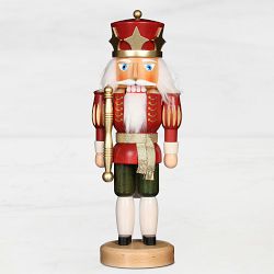 Christian Ulbricht Nutcracker, Red & Green King 15"