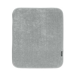 OPEN BOX: Brabantia Sinkside Microfibre Dish Drying Mat, 18.5x15.7in Mid Gray