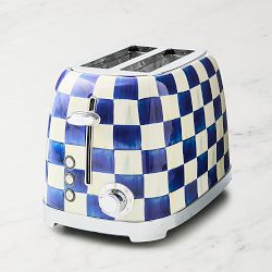 MacKenzie-Childs 2-Slice Toaster, Royal Check