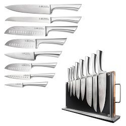 Cuisine::pro® Damashiro® Bodo Knife Block with Board, Set of 10