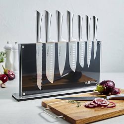 Cuisine::pro® Damashiro® Bodo Knife Block with Board, Set of 10