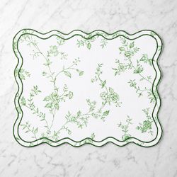 AERIN x Williams Sonoma Scalloped Floral Placemats, Set of 4