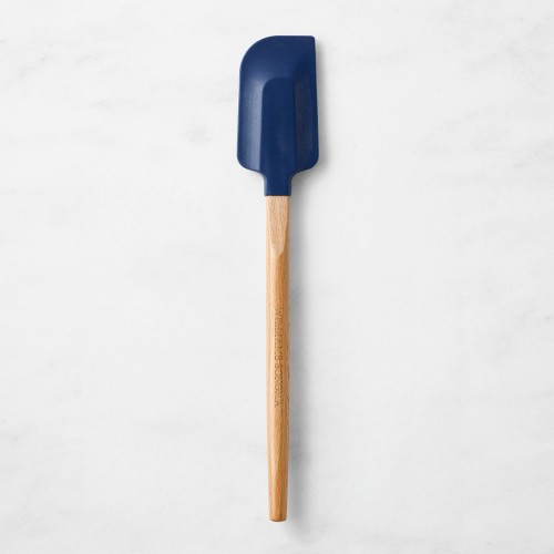 Williams Sonoma Classic Wood Spatula, Medium, Navy