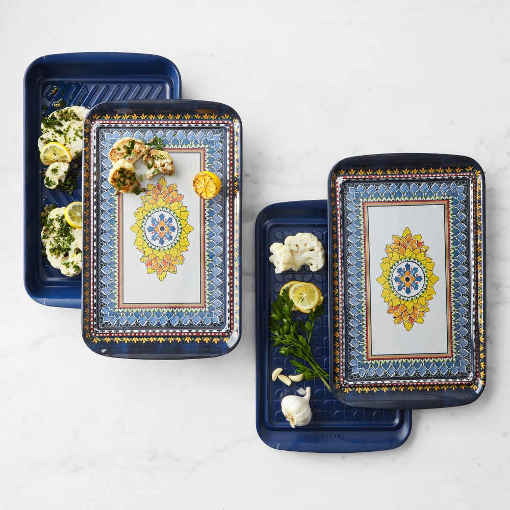 Sicily 4-Piece Grill Marinade & Prep Trays - Sicily
