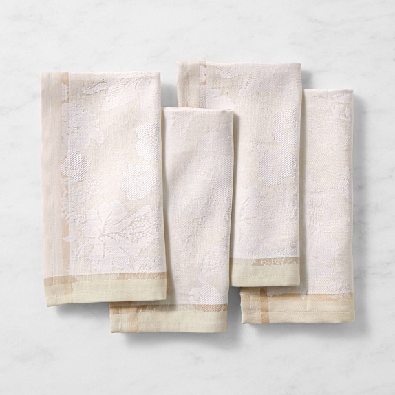 WILLIAMS-SONOMA 布ナプキン4枚セット Bridgerton x Williams Sonoma Napkins, Set of 4 | Williams Sonoma