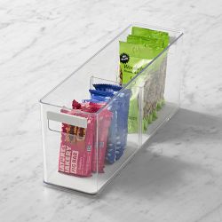 Wiliams Sonoma Small Pantry Bin with Silicone Liner and Removable Divider