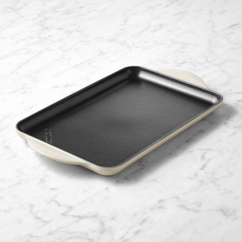 Le Creuset Signature Enameled Cast Iron Skinny Griddle - Brioche