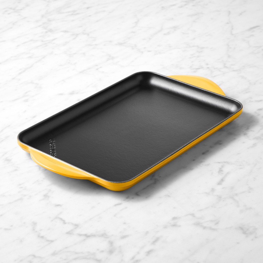 Le Creuset Signature Enameled Cast Iron Skinny Griddle - Nectar