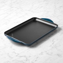 Le Creuset Signature Enameled Cast Iron Skinny Griddle, Agave