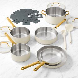 GreenPan™ Reserve Pro Stainless-Steel Color Series 10-Piece Cookware Set