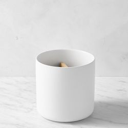 Hold Everything Ceramic Stoneware Partioned Utensil Holder