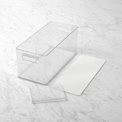 Williams Sonoma Pantry Bin with Silicone Liner and Removable Divider