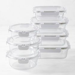 Hold Everything Glass Food Storage Containers, Ultimate 14-Piece Set