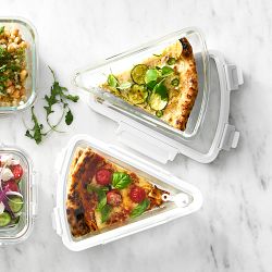 Hold Everything Glass Pizza Storage Containers, 4-Piece Set