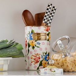Mackenzie-Childs Wildflowers Enamel Utensil Holder