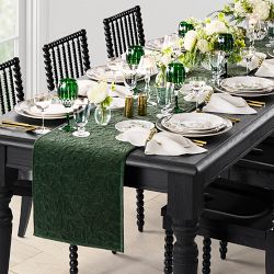 Quilted Velvet Table Runner