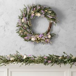 Garden in Bloom Live Wreath &amp; Garland