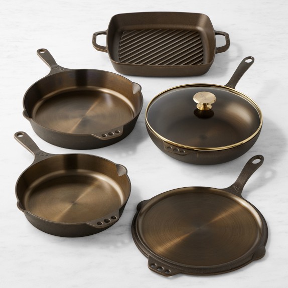FINEX Cast Iron Skillet 4-Piece Set with Lids | Williams Sonoma