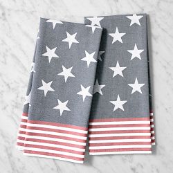 Flag Jacquard Towels, Set of 2