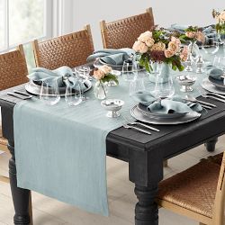 Blue Table Runners | Navy + Light Blue | Williams Sonoma Blue Table Runners | Navy + Light Blue | Williams Sonoma