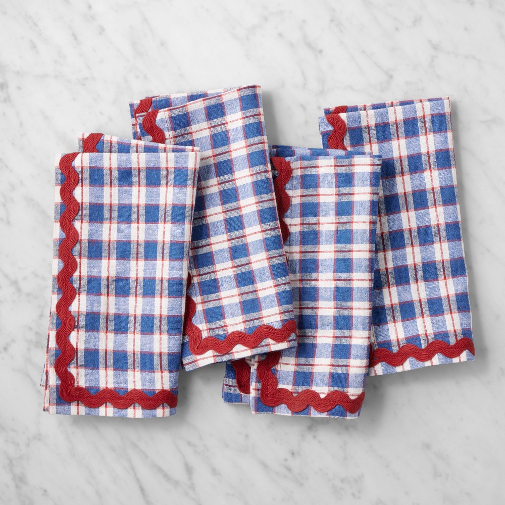Heritage Plaid Napkins, Set of 4 - Set of 4