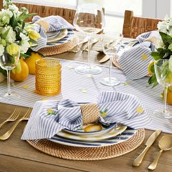 Limone Striped Table Runner