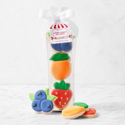 Mixed Fruit Iced Cookies