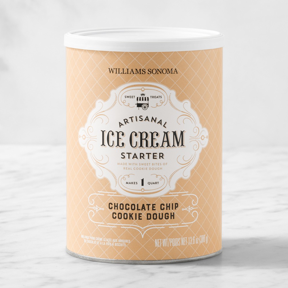 Williams Sonoma Ice Cream Starter, Chocolate Chip Cookie Dough - Chocolate Chip Cookie Dough