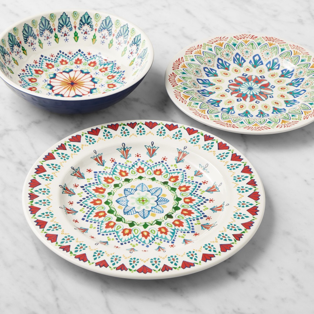 Marisol Outdoor 12-Piece Dinnerware Set