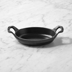 Staub Enameled Cast Iron Oval Gratin Baking Dish