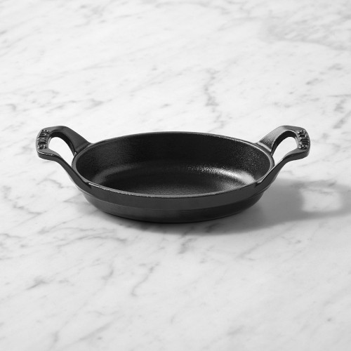 Staub Enameled Cast Iron Oval Gratin, 5.5
