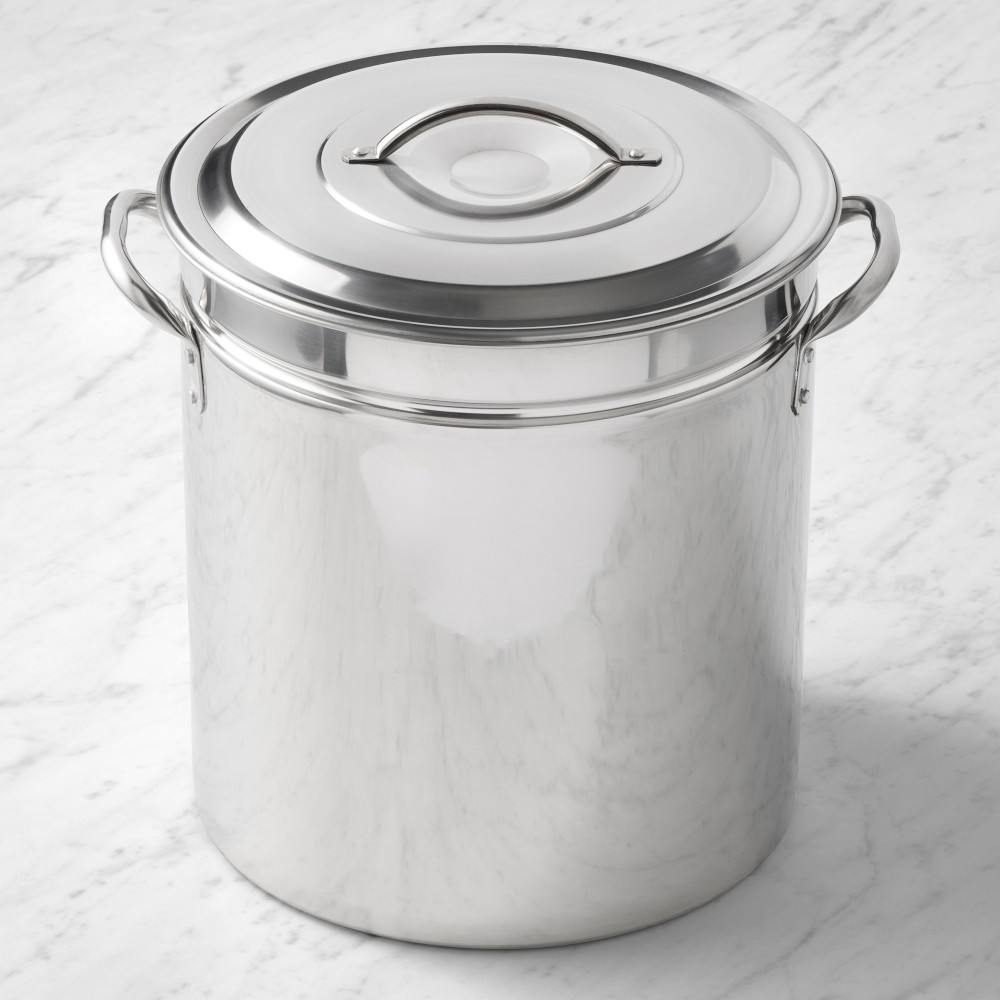 King Kooker Extra Large Stainless-Steel Multipot. 24-Qt