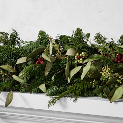 Cedar Berry Eucalyptus Live Wreath &amp; Garland