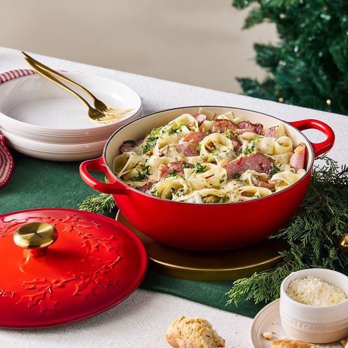 Le Creuset Holly Soup Pot, 4.5-Qt. | Williams Sonoma