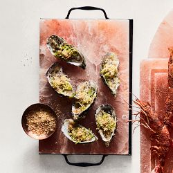 Williams Sonoma Himalayan Salt Plank with Holder