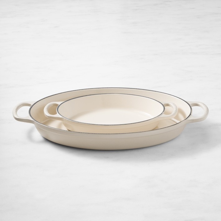 Le Creusetオーバル Le Creuset Oval Gratin Baker, Cast Iron | Williams Sonoma