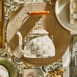 MacKenzie-Childs Mocha Check MacKenzie-Childs | Williams Sonoma