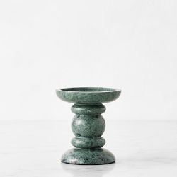 Green Marble Pillar Holder